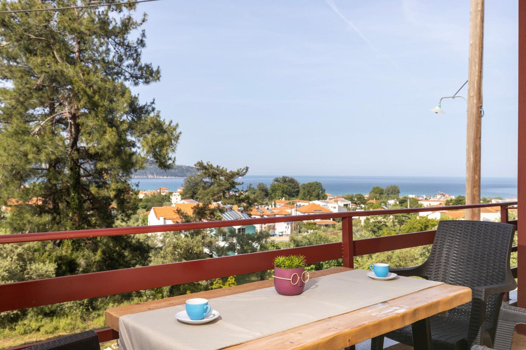 Antigone View Apartments Скала-Потамиас Экстерьер фото