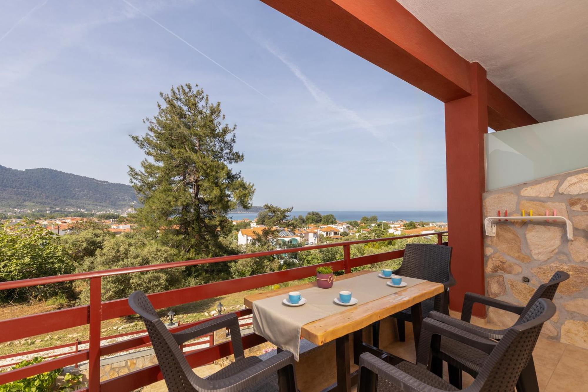 Antigone View Apartments Скала-Потамиас Экстерьер фото