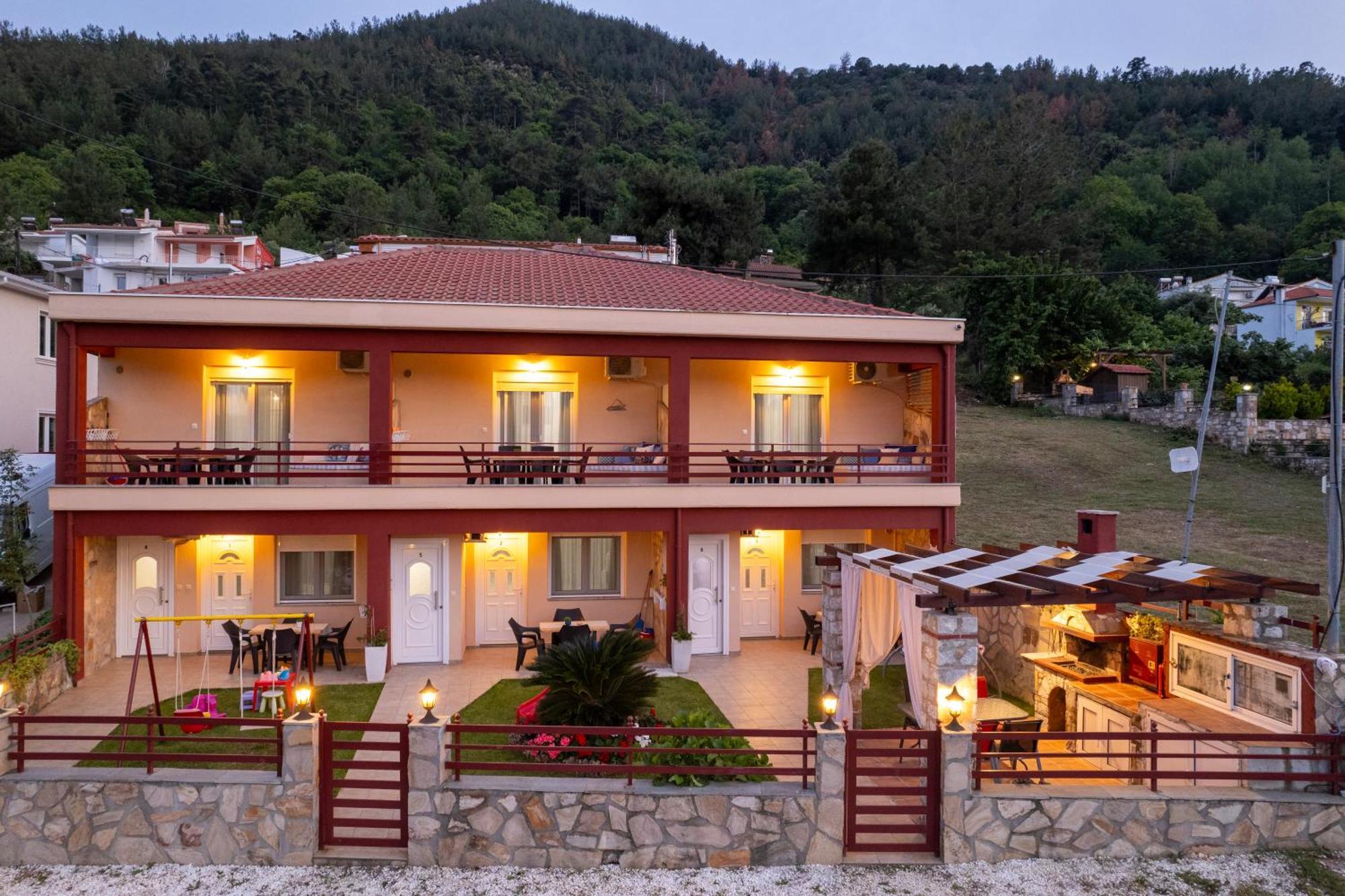 Antigone View Apartments Скала-Потамиас Экстерьер фото