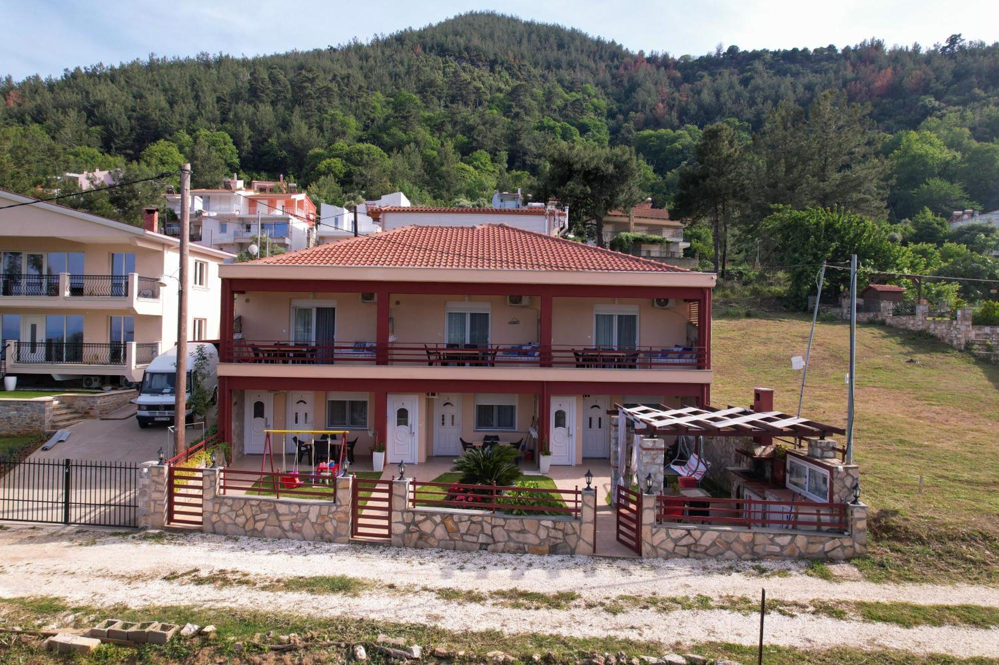 Antigone View Apartments Скала-Потамиас Экстерьер фото
